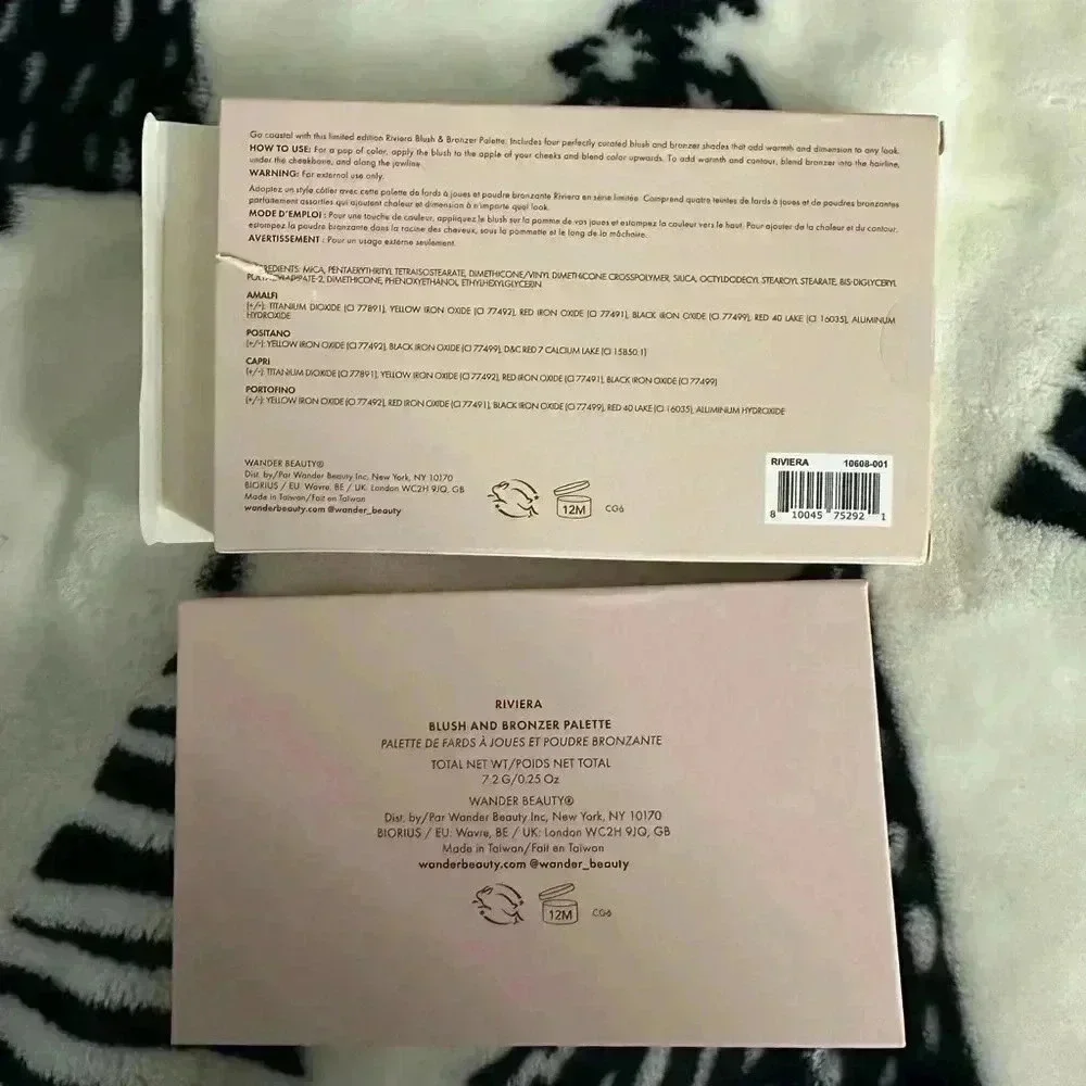 NEW wander beauty riviera blush and bronzer palette